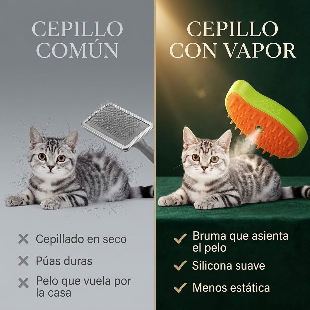 Cepillo común vs. cepillo con vapor