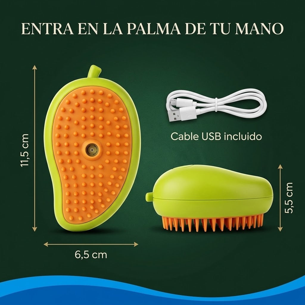 Medidas: 11,5 × 6,5 × 5,5 cm, cable USB incluido
